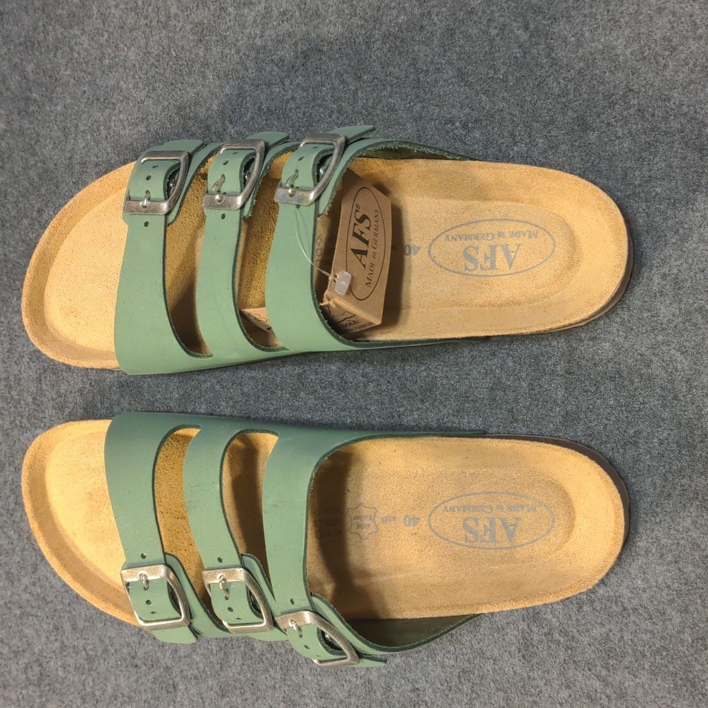 AFS-Schuhe 2133 Women's Sandals, Women's Size 9, Green NWT